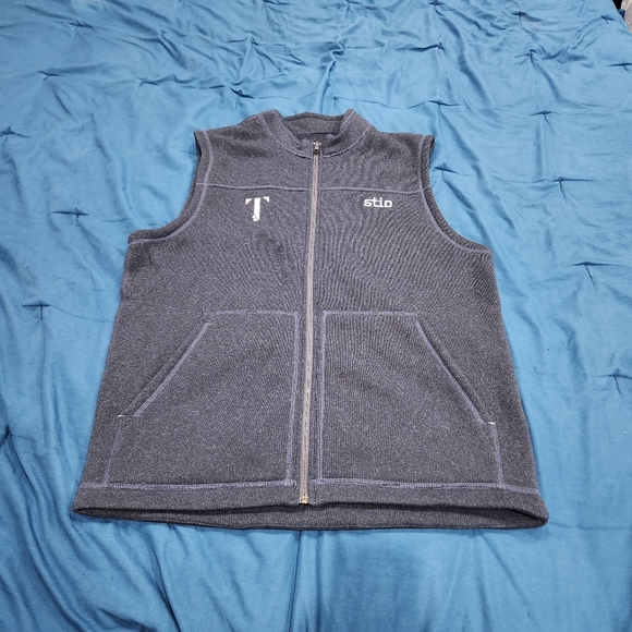 Stio mens wilcox fleece vest size medium